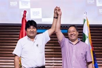 El expresidente de Bolivia Evo