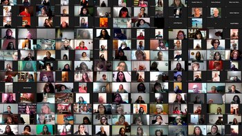 Una reunión de Zoom de