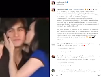 La actriz agregó un video