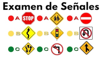 Examen de reglas de tránsito.