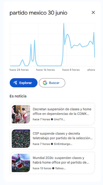 “Home office 30 de junio” escala entre las búsquedas con mayor crecimiento en Google México, de acuerdo con Google Trends este viernes 26 de junio.