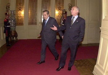 Los 4 presidentes y Duhalde