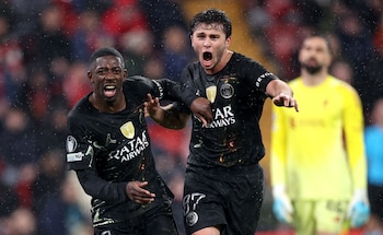 PSG defenderá el título de las semifinales de la Champions ante el Bayern en semifinales - crédito ADAM VAUGHAN/EFE/EPA