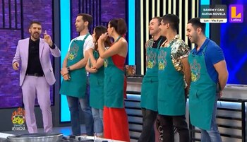 Elenco de 'Papá en Apuros' en 'El Gran Chef Famosos'.