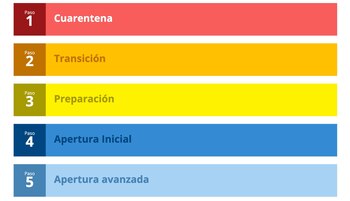 Los cinco pasos del plan