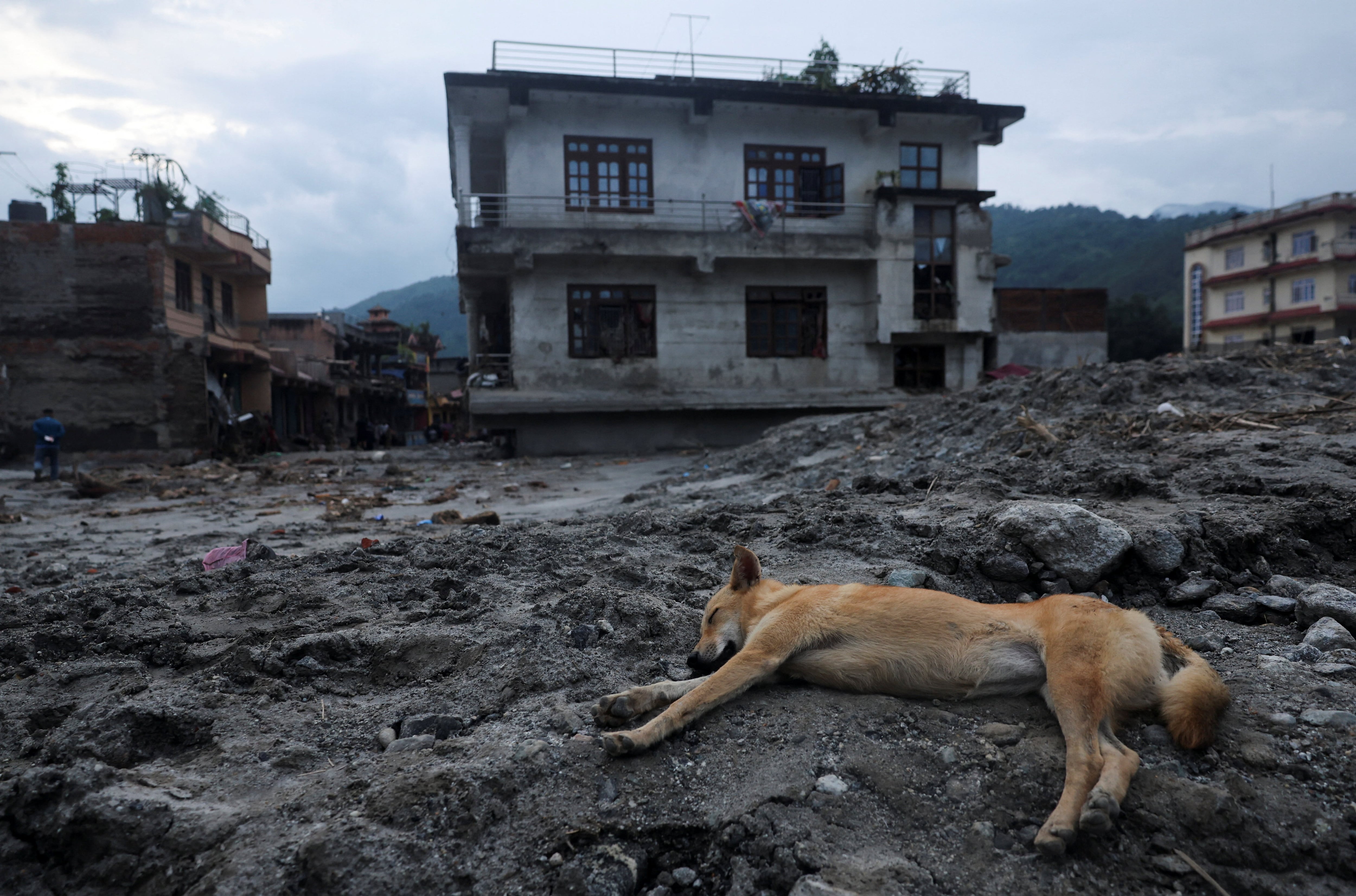 Una imagen de la devastación en Nepal. (Francis Mascarenhas/Reuters)