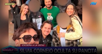 Silvia Cornejo reaparece con Jean Paul Gaboto y una supuesta pancita desata rumores de embarazo. Captura: Magaly TV La Firme.