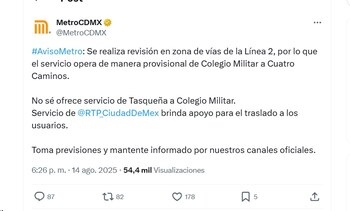 (X/ @MetroCDMX)