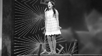 Massiel ganó el festival de Eurovisión de 1968 con la canción 'La la la'. (RTVE)