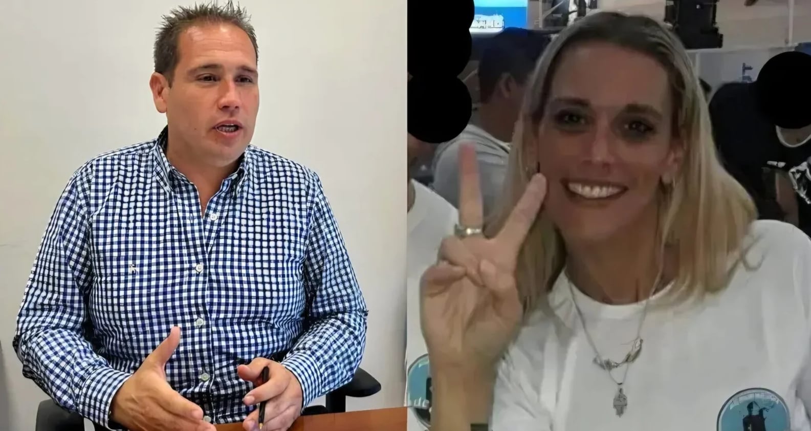 Gustavo Fita y su hermana, Vanesa Fita. Figura como la principal acusada de organizar la red de fraudes habitacionales en Comodoro Rivadavia (Gentileza)
