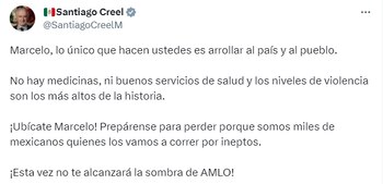 (Foto: Tw @SantiagoCreelM)
