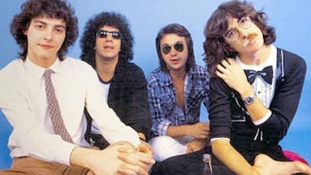 Pedro Aznar, Oscar Moro, David Lebón y Charly García, o sea Serú Girán