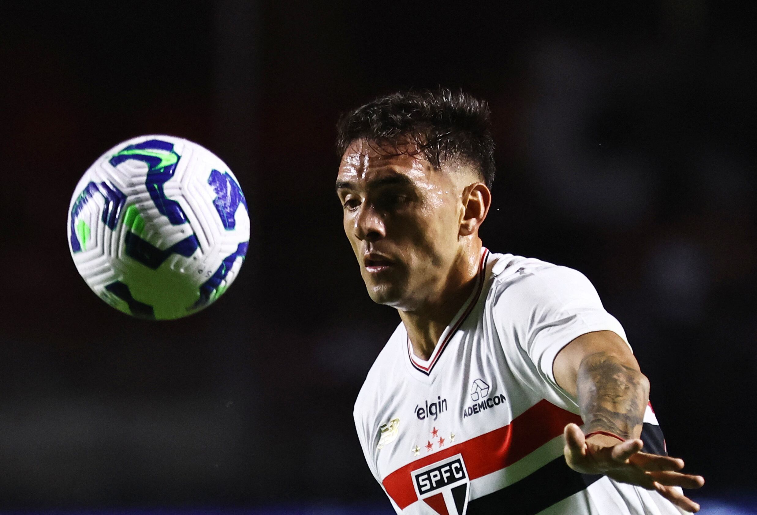 Sao Paulo comprará el pase de Enzo Díaz a River Plate (REUTERS/Thiago Bernardes)