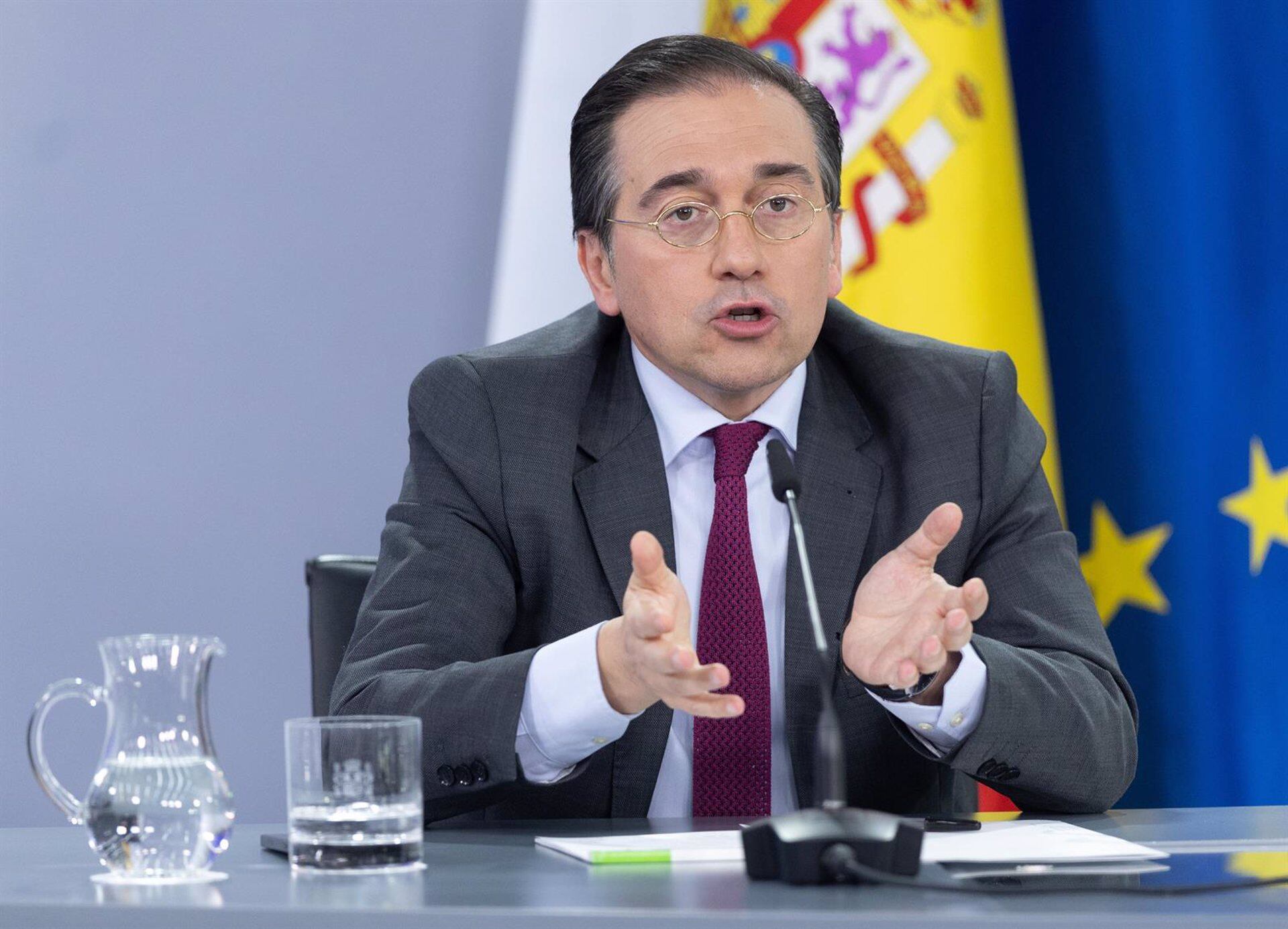 El ministro de Asuntos Exteriores, Unión Europea y Cooperación, José Manuel Albares.POLITICA Eduardo Parra - Europa Press