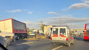 Caos en la Panamericana: chocaron