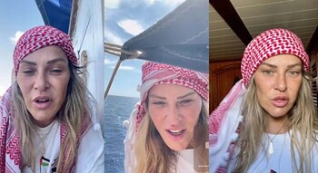 Ana Alcalde en uno de