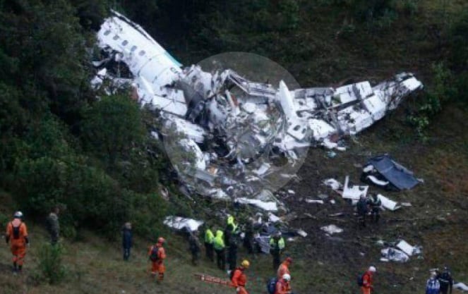 El avión que llevaba al Chapecoense a Colombia se estrelló el 28 de noviembre de 2016 y dejó 71 muertos