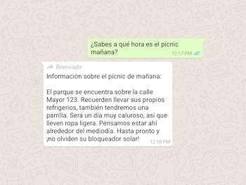 WhatsApp avisa cuando un mensaje