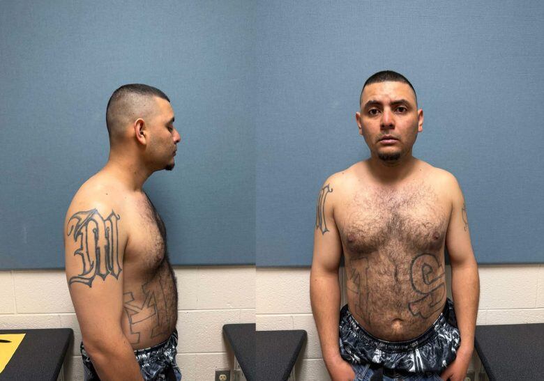 Jonathon Josue Ayala Meléndez, identificado por las autoridades como presunto miembro de la MS-13, tras su detención en el condado de Lee, Carolina del Norte (Foto cortesía Qué Pasa Media Network).