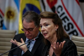 La ministra de Relaciones Exteriores