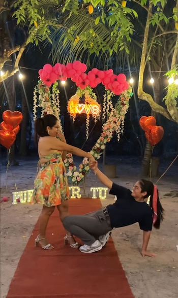 El anuncio de la relación