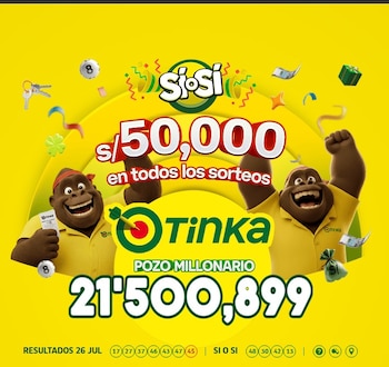 La Tinka acumula millonario pozo tras nuevo sorteo: revisa los números ganadores. Captura: América Tv.