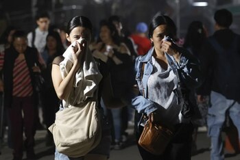 Remodelaciones en el Metro de la Ciudad de México evocan a la película de terror "Silent Hill" Foto: Efe
