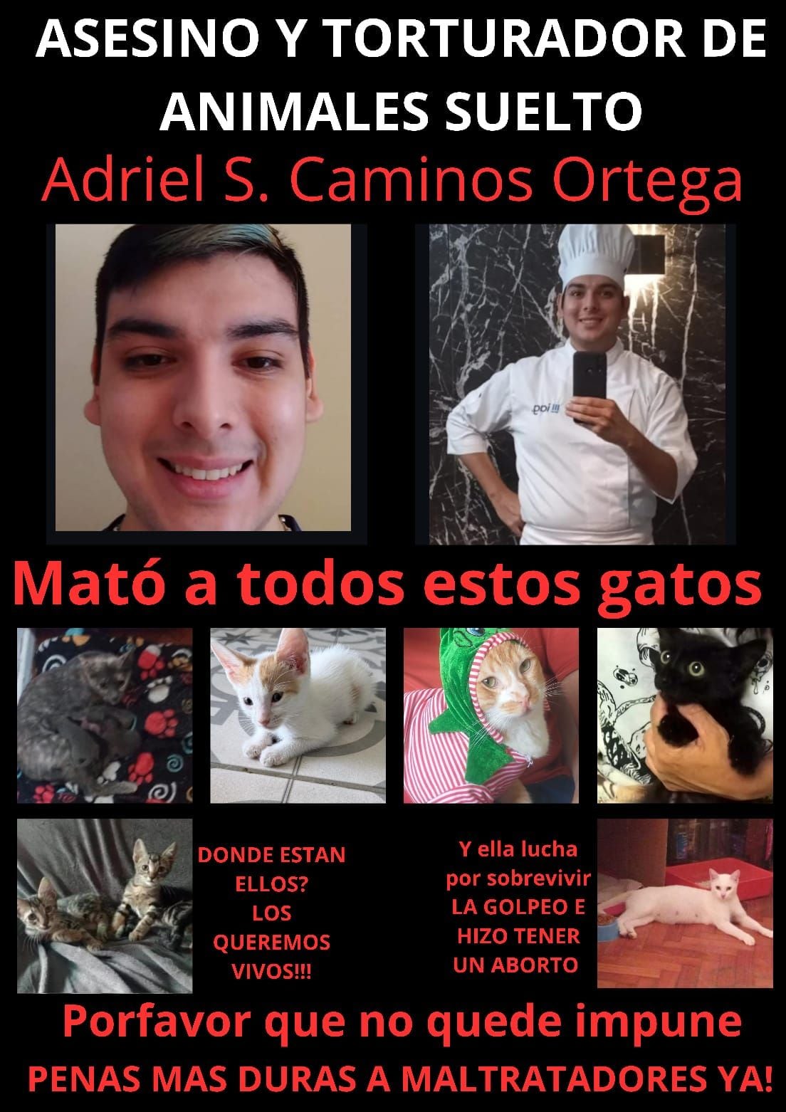 Las denuncias en redes contra Adriel C.O., tildado como