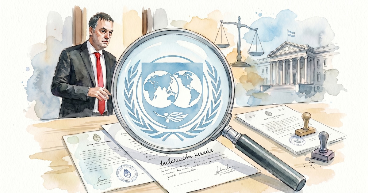 El jefe de Gabinete, Manuel Adorni