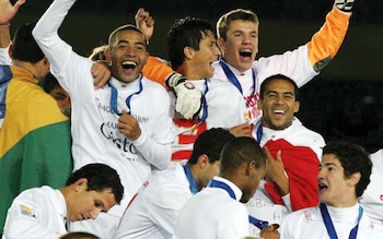 Martín Hidalgo ganó el Mundial de Clubes de 2006 con Inter de Porto Alegre.