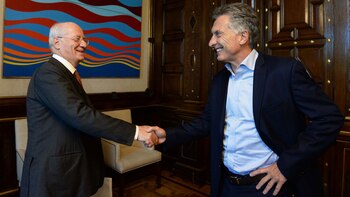 Paolo Rocca y Mauricio Macri