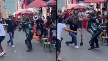 Video: A cuchillo terminó discusión