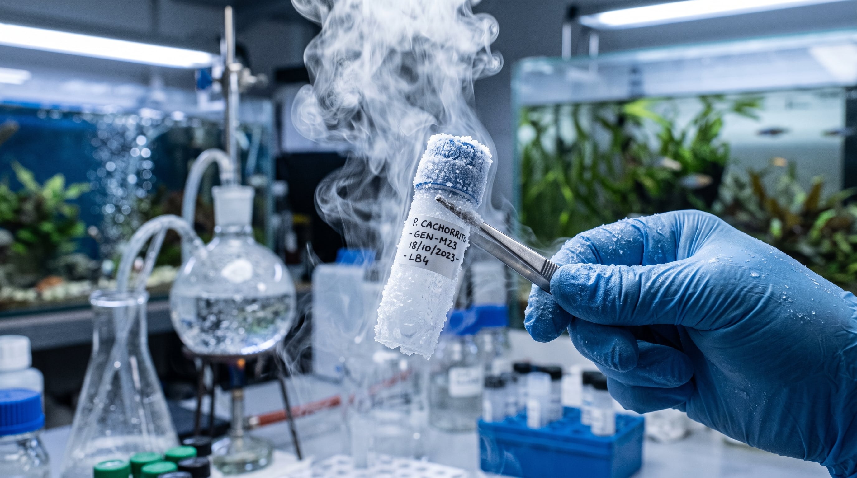 El uso de esperma criopreservado en el 10% de los intentos reproductivos podría reducir a 150 individuos la población necesaria para conservar la variedad biológica (Imagen Ilustrativa Infobae)