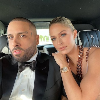 Nicky Jam y su novia,