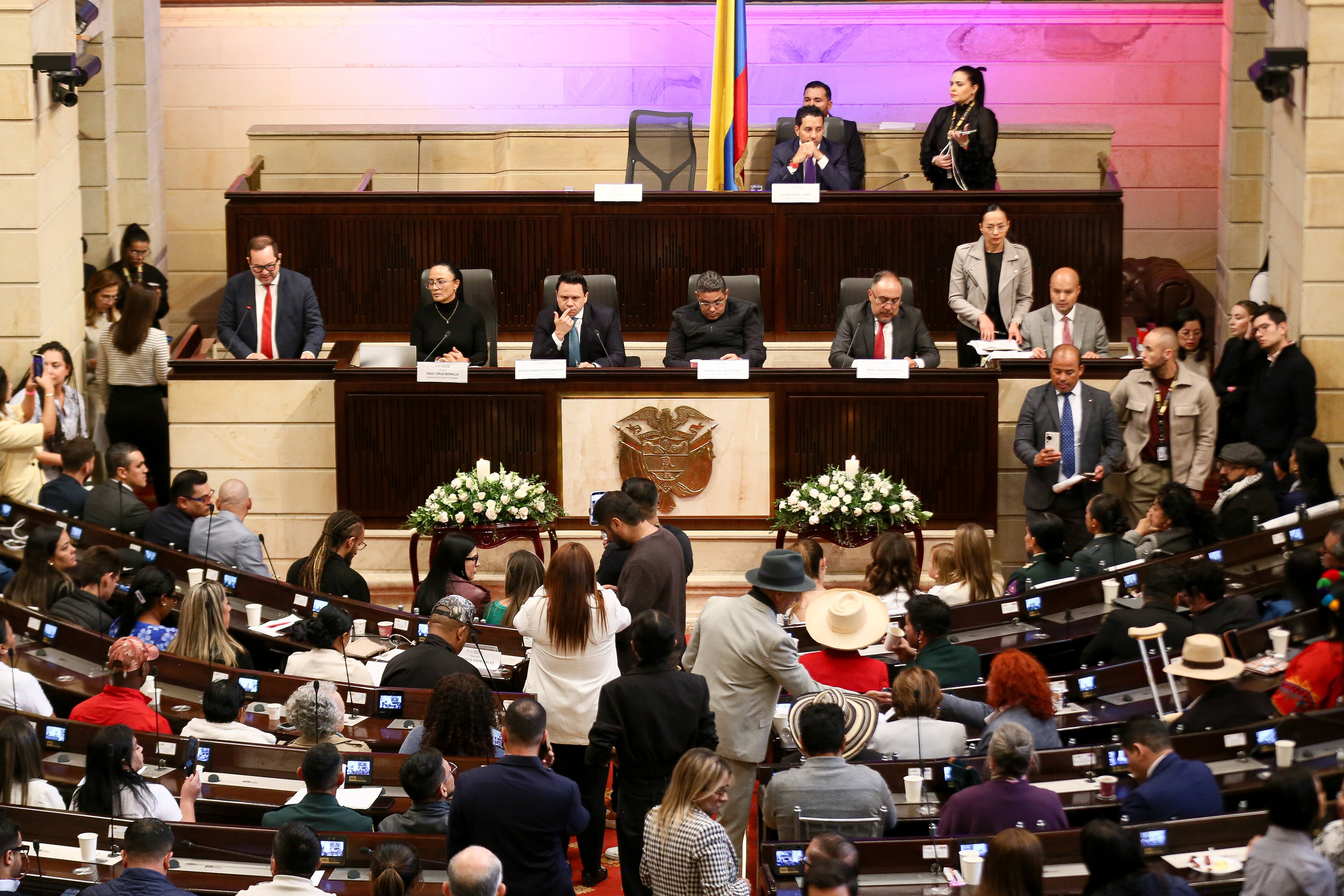 El presidente hace juramento ante el Congreso de la República - crédito Lina Gasca/Colprensa