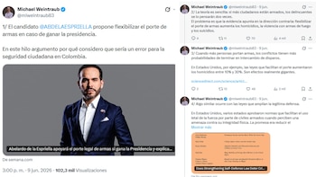 Otro de los estudios que compartió el académico estadounidense para defender su posición fue 'Does Strengthening Self-Defense Law Deter Crime or Escalate Violence?' ( o '¿El endurecimiento de la ley de legítima defensa disuade la delincuencia o agrava la violencia?' en español) - crédito @miweintraub83/X