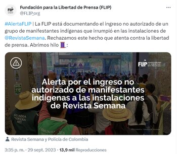 La Flip informó que un