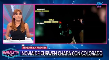 Curwen responde al ampay de Carla Campos y revela qué hará con su relación. Captura: Magaly TV La Firme.