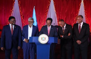 21/02/2020 El presidente de Somalia, Mohamed Abdullahi Farmajo
POLITICA AFRICA SOMALIA INTERNACIONAL
PRESIDENCIA DE SOMALIA