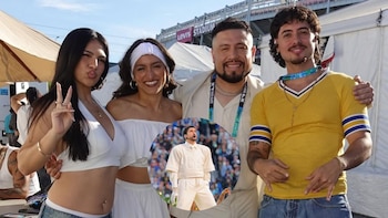 Bad Bunny en el Super