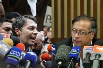 Daniel Quintero y Gustavo Petro