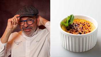 Jesús Sánchez, chef Michelin: “Esta crema de arroz con leche caramelizada es perfecta para golosos y se prepara con canela, limón y nata”