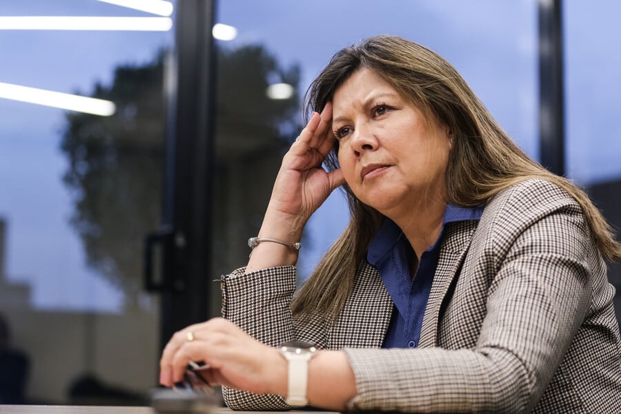 La fiscal Luz Adriana Camargo fue elegida para el periodo 2024-2028 por la Corte Suprema de Justicia - crédito John Paz/Colprensa