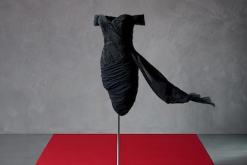 El vestido de Diana de Gales se subasta en Sotheby’s. (Campbell Addy for Sotheby’s)