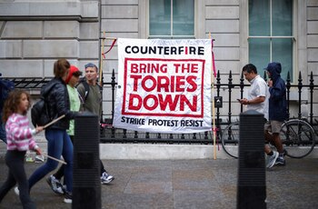 Protestas en Reino Unido por