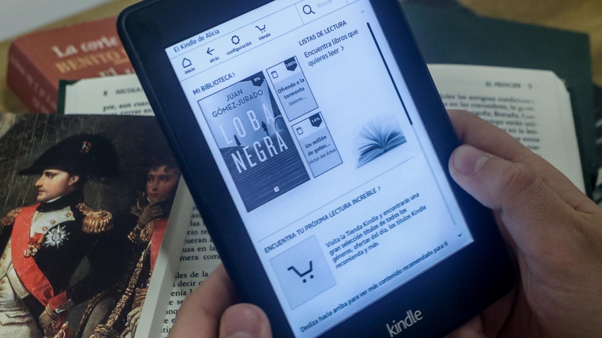El kindle puede servir como centro de control para la reproducción de música si se emplea la función Spotify Connect.
Europa Press