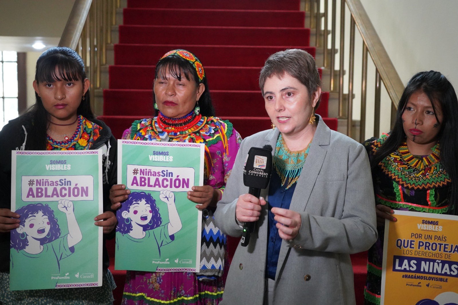 La congresista Carolina Giraldo Botero celebró la probación del proyecto de ley que busca erradicar la mutilación genital femenina en Colombia - crédito @CaroGiraBo/X