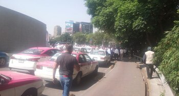 Taxistas de la CDMX bloquearon