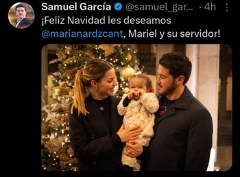 Samuel García y Mariana Rodríguez