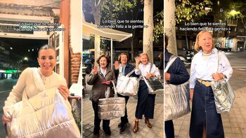 El video de Paula entregando